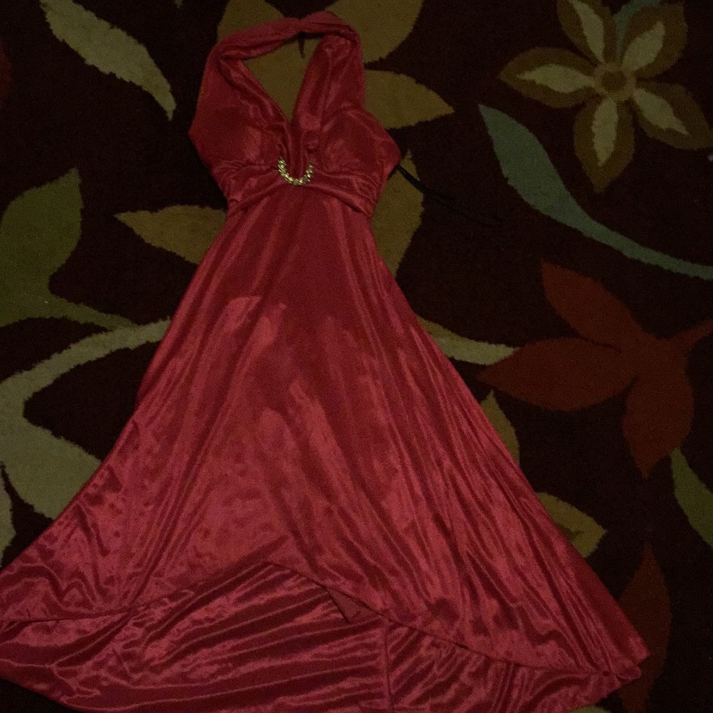 Pink prom dress